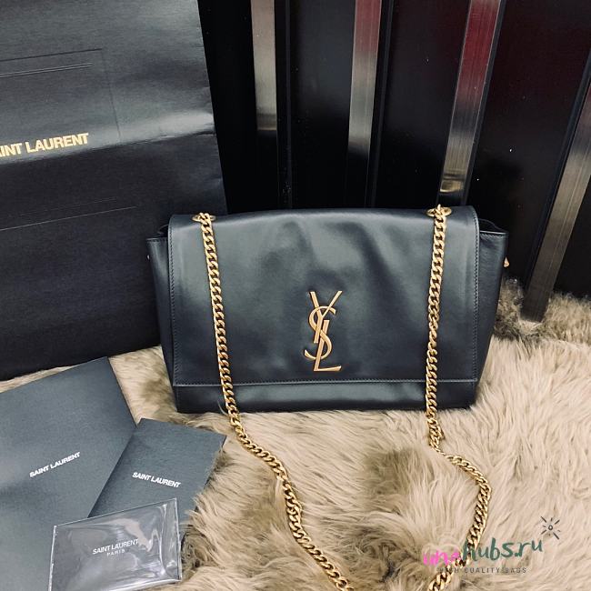 YSL Kate Leather Black 553804 - 1