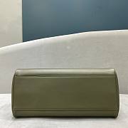 Celine Large Soft 16 bag in Green Smooth Calfskin  - 5