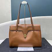 Celine Large Soft 16 bag in Brown Smooth Calfskin - 1