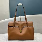 Celine Large Soft 16 bag in Brown Smooth Calfskin - 6