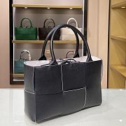 Bottega Veneta Intrecciato lamp skin tote black bag 609175 - 5