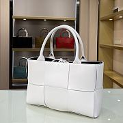 Bottega Veneta Intrecciato lamp skin tote white bag 609175 - 6