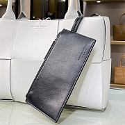 Bottega Veneta Intrecciato lamp skin tote white bag 609175 - 2