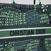 Dior Tote Book Green Elephant 41cm  - 5