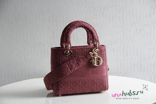 Dior Lady D-lite in red 24cm  - 1