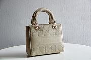 Dior Lady D-lite in cream 24cm - 5