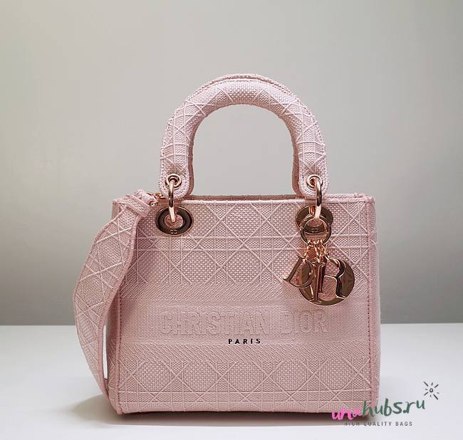 Dior Lady D-lite in pink 24cm - 1