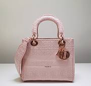 Dior Lady D-lite in pink 24cm - 1