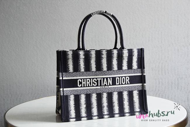 Dior book tote in blue 41 cm - 1