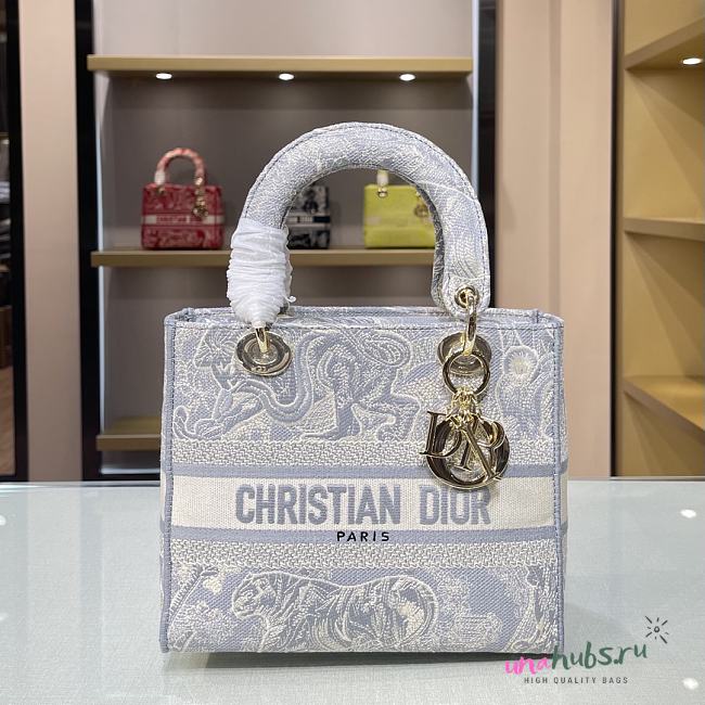 Dior Lady CD Gray 24cm 9027 - 1