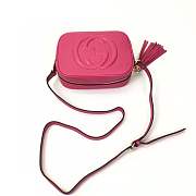 Gucci GG Soho disco shoulder bag in pink 21cm - 6