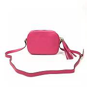 Gucci GG Soho disco shoulder bag in pink 21cm - 5