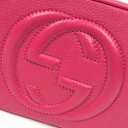 Gucci GG Soho disco shoulder bag in pink 21cm - 2