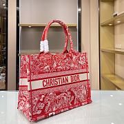 Dior Tote Book CD Red 36cm - 6