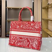 Dior Tote Book CD Red 36cm - 3