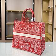 Dior Tote Book CD Red 41cm - 3