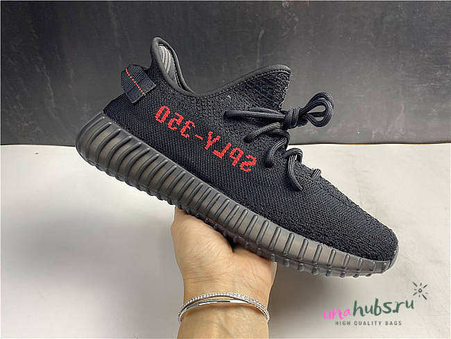 Adidas Yeezy 350 Boost V2 all black and red Cp9652 - 1