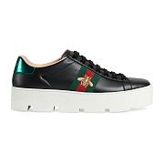 Gucci Ace Embroidered Platform Sneaker - 3