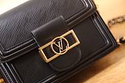 Louis Vuitton Dauphine Monogram Canvas Black Handbag - 5