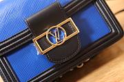 Louis Vuitton Dauphine Monogram Canvas Blue Handbag - 5