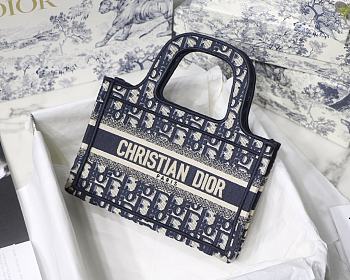 Dior Mini Book Tote Blue 23cm