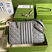 Gucci GG Mamon Small Tote Bag Gray 681483 - 5