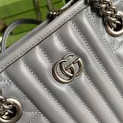 Gucci GG Mamon Small Tote Bag Gray 681483 - 3