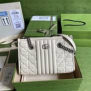 Gucci GG Mamon Small Tote Bag in White 681483 - 1