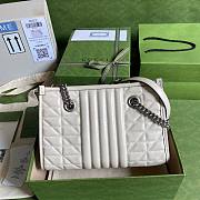 Gucci GG Mamon Small Tote Bag in White 681483 - 4