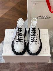 Alexander McQueen Patent Leather Ankle Boots - 1