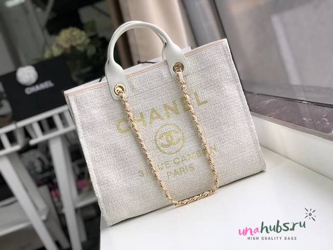 Chanel shopping tote handle bag 03 - 1