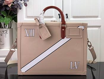 LV Soft Trunk Briefcase Monogram Eclipse M44952