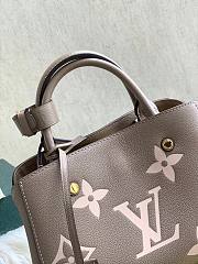 Louis Vuitton Montaigne BB Grey Empreinte Leather M41053 - 2