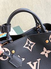 Louis Vuitton Montaigne MM in Black M41048 - 5