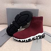 Balenciaga red trainers sneakers - 4