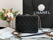 Chanel Lambskin & Gold Metal Clutch with Chain AP2393  - 4