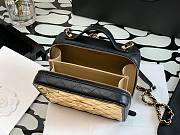 Chanel Lambskin & Gold Metal Clutch with Chain AP2393  - 5