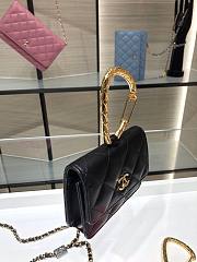 Chanel Lambskin Card Holder Black AP2397 - 4