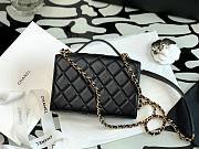 Chanel Lambskin & Gold Metal Mini Flap Bag  - 3