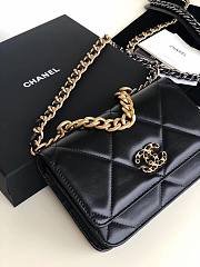 Chanel Quilted 19 Wallet on Chain WOC Black 2019 - 2