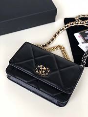 Chanel Quilted 19 Wallet on Chain WOC Black 2019 - 6