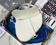 Dior Saddle Oblique Matte White 26cm M9001 - 2