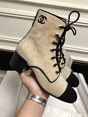 Chanel brown leather boots - 2