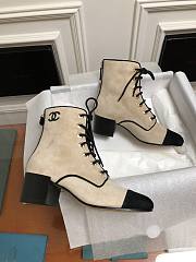 Chanel brown leather boots - 3