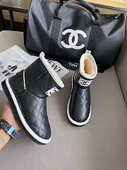 Chanel black boots 01 - 6