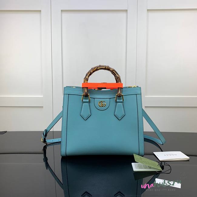 Gucci Diana Small Tote Blue Bag 27cm 660195 - 1