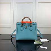 Gucci Diana Small Tote Blue Bag 27cm 660195 - 1