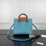 Gucci Diana Small Tote Blue Bag 27cm 660195 - 5