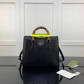 Gucci Diana Small Tote Black Bag 27cm 660195