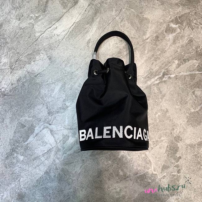 Belenciaga nylon bucket  - 1